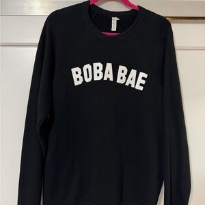 Bella Canvas Black Sweatshirt from Boba Guys